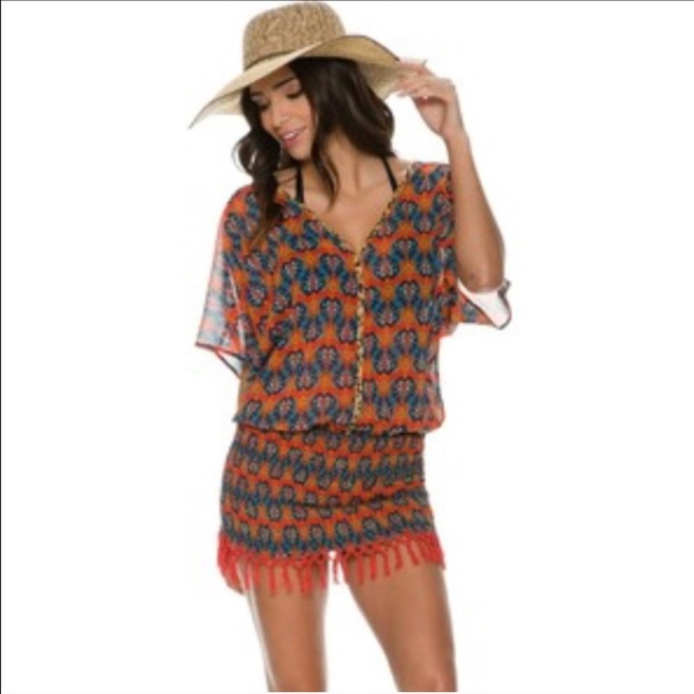 Vix Multicolor Swim Coverup